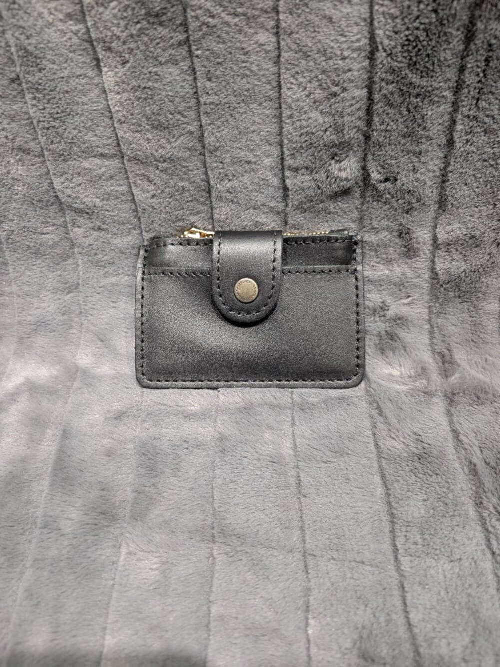 Portland Leather Sabrina Wallet Black Card Holder Coin Purse New